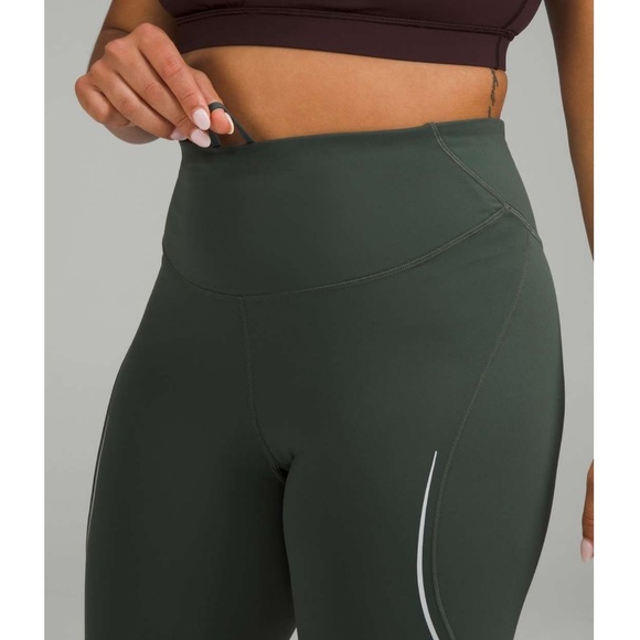 Lululemon Base Pace High-Rise Reflective Crop 23" - Picture 2 of 14